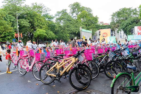 Ronyama Việt Nam tham gia chương trình "Hành trình xe đạp hữu nghị vì thành phố Hà Nội xanh 2020"